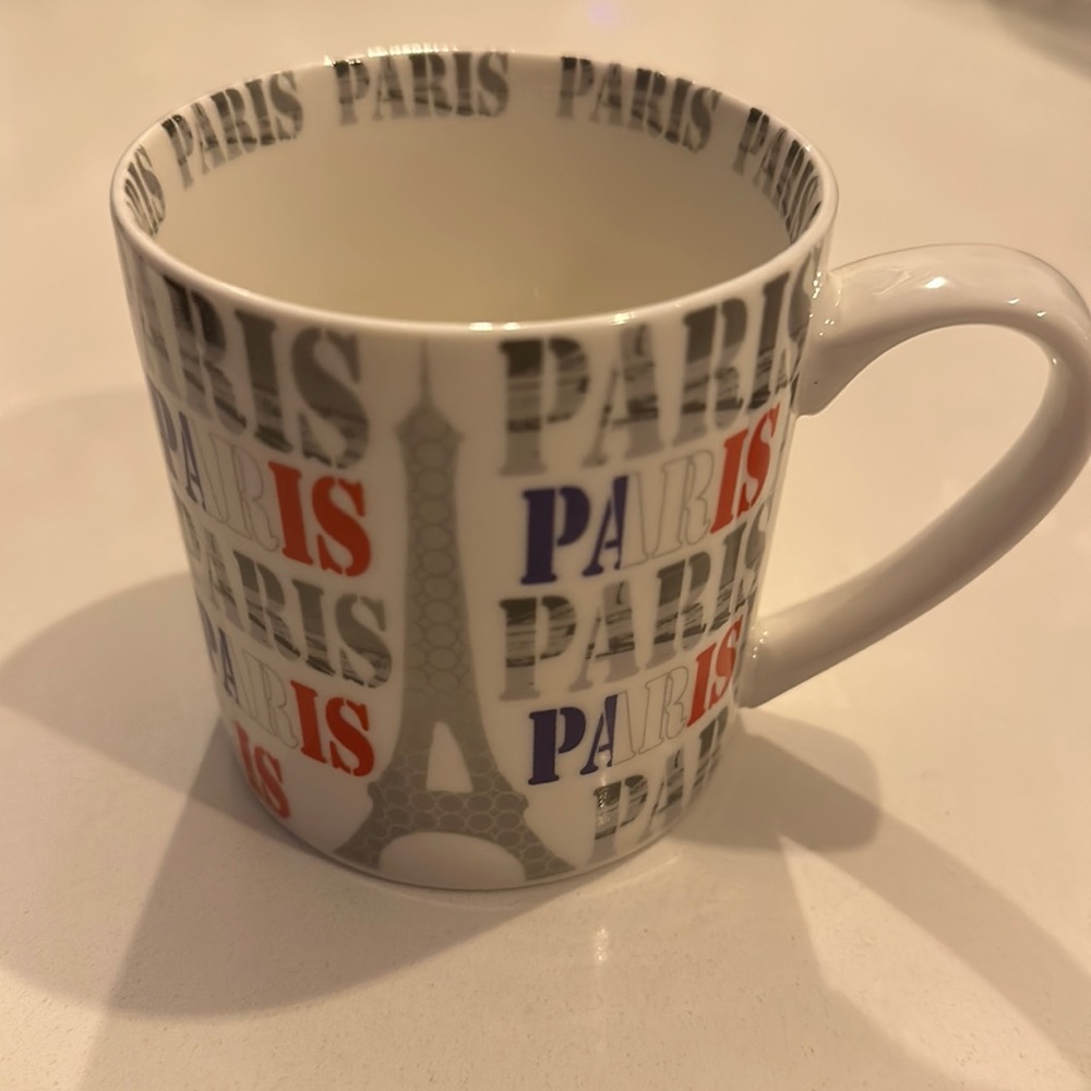 Paris France White Coffee Mug